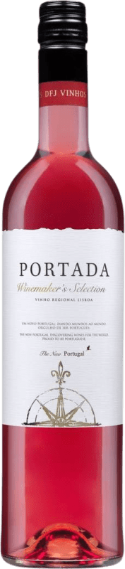 Spedizione Gratuita | Vino rosato D.F.J. José Neiva Correia Portada Rosé I.G. Vinho Regional de Lisboa Lisboa Portogallo Syrah, Tinta Roriz, Castelão 75 cl