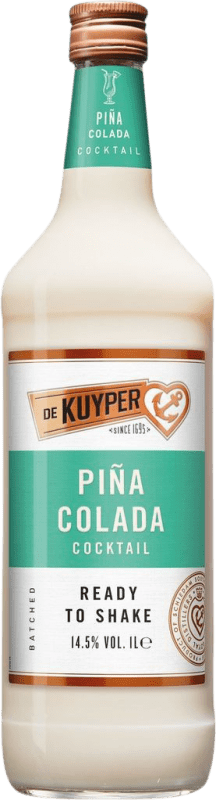 21,95 € | Schnapps De Kuyper Piña Colada Cocktail Netherlands 1 L