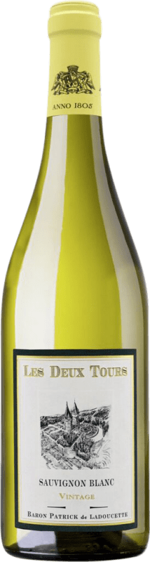 Бесплатная доставка | Белое вино Ladoucette Les Deux Tours A.O.C. Touraine Луара Франция Sauvignon White 75 cl