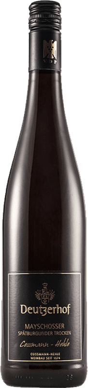 Envio grátis | Vinho Tinto Deutzerhof Cossmann Hehle Trocken — Seco Q.b.A. Ahr Ahr Alemanha Pinot Noir 75 cl