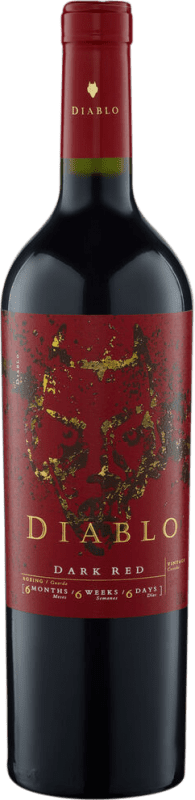 Kostenloser Versand | Rotwein Red Dark — Dunkel I.G. Valle del Maule Chile Syrah, Malbec 75 cl