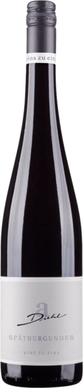 Free Shipping | Red Wine Diehl Eins zu Eins Trocken — Dry Q.b.A. Pfälz Pfälz Germany Pinot Noir 75 cl