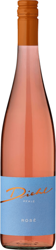 Envio grátis | Vinho rosé Diehl Rosé Q.b.A. Pfälz Pfälz Alemanha Pinot Preto 75 cl