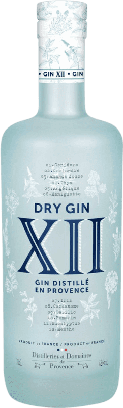 42,95 € | 金酒 Domaines de Provence XII Gin 普罗旺斯 法国 70 cl