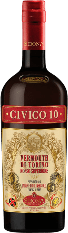 免费送货 | 苦艾酒 Sibona Civico 10 皮埃蒙特 意大利 75 cl