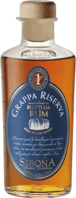 Aguardente Grappa Sibona Botti da Rum Reserva Garrafa Medium 50 cl