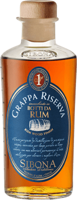 Envío gratis | Grappa Sibona Botti da Rum Reserva Italia Botella Medium 50 cl