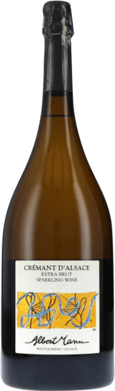 Envoi gratuit | Blanc mousseux Albert Mann Extra- Brut A.O.C. Crémant d'Alsace Alsace France Pinot Blanc, Pinot Auxerrois Bouteille Magnum 1,5 L