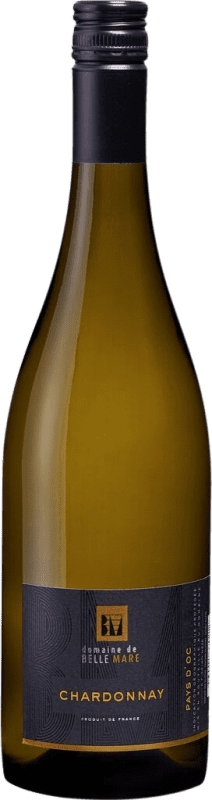 Kostenloser Versand | Weißwein Domaine de Belle-Mare I.G.P. Vin de Pays d'Oc Bordeaux Frankreich Chardonnay 75 cl