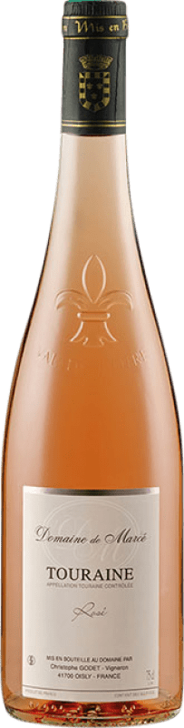 Envío gratis | Vino rosado Domaine de Marcé Rosé A.O.C. Touraine Loire Francia Cabernet Franc, Nebbiolo 75 cl