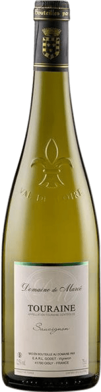 Бесплатная доставка | Белое вино Domaine de Marcé A.O.C. Touraine Луара Франция Sauvignon White 75 cl