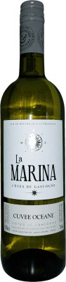 Domaine Haut Marin. La Marina Cuvée Oceane Vin de Pays Côtes de Gascogne 75 cl