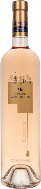 Envío gratis | Vino rosado Domaine La Rouillère Rosé A.O.C. Côtes de Provence Provence Francia Garnacha, Cabernet Sauvignon, Mourvèdre, Cinsault, Rolle 75 cl