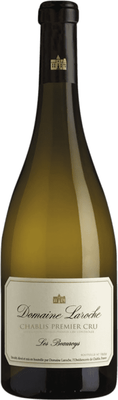 Envío gratis | Vino Blanco Laroche Les Beauroys 1er Premier Cru A.O.C. Chablis Borgoña Francia Chardonnay 75 cl