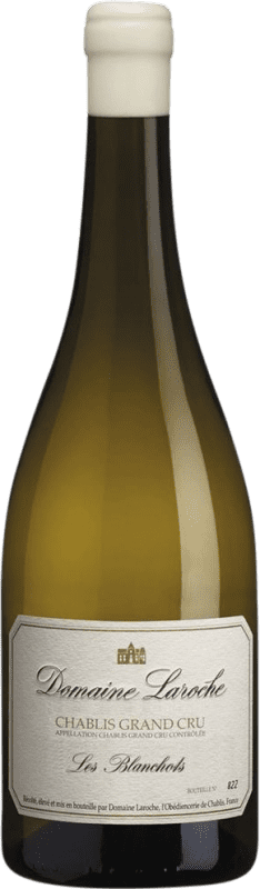 Envío gratis | Vino Blanco Laroche Les Blanchots Grand Cru A.O.C. Chablis Borgoña Francia Chardonnay 75 cl