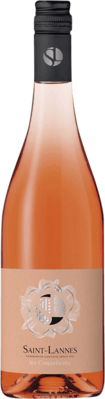 7,95 € | Rosé-Wein Saint Lannes Les Coquelicots Rosé I.G.P. Vin de Pays Côtes de Gascogne Frankreich Merlot 75 cl