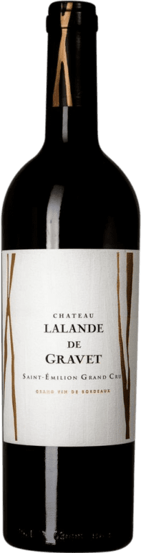 Envío gratis | Vino Tinto Domaines Alain Aubert. Château Lalande de Gravet Grand Cru A.O.C. Saint-Émilion Burdeos Francia Merlot, Cabernet Sauvignon, Cabernet Franc 75 cl
