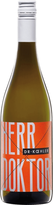 Kostenloser Versand | Weißer Sekt Dr. Koehler Herr Doktor Trocken Q.b.A. Rheinhessen Rheinhessen Deutschland Nebbiolo, Sauvignon Weiß, Weißburgunder, Scheurebe 75 cl