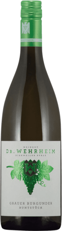 Envoi gratuit | Blanc mousseux Dr. Wehrheim Buntstück Sec Q.b.A. Pfälz Pfälz Allemagne Pinot Gris 75 cl