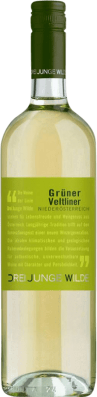 Бесплатная доставка | Белое вино Drei Junge Wilde I.G. Niederösterreich Niederösterreich Австрия Grüner Veltliner 75 cl