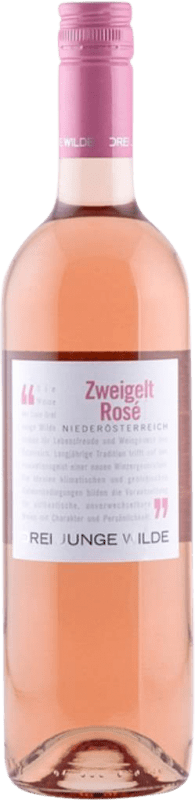 Envoi gratuit | Vin rose Drei Junge Wilde Rosé I.G. Niederösterreich Niederösterreich Autriche Zweigelt 75 cl