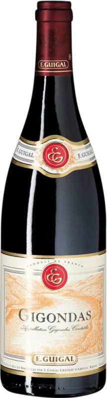 Free Shipping | Red wine E. Guigal A.O.C. Gigondas Rhône France Syrah, Grenache, Mourvèdre 75 cl