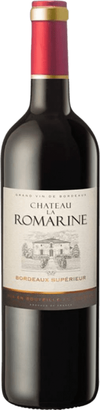 12,95 € Envío gratis | Vino tinto Vignobles Sicard. Château la Romarine A.O.C. Bordeaux Supérieur