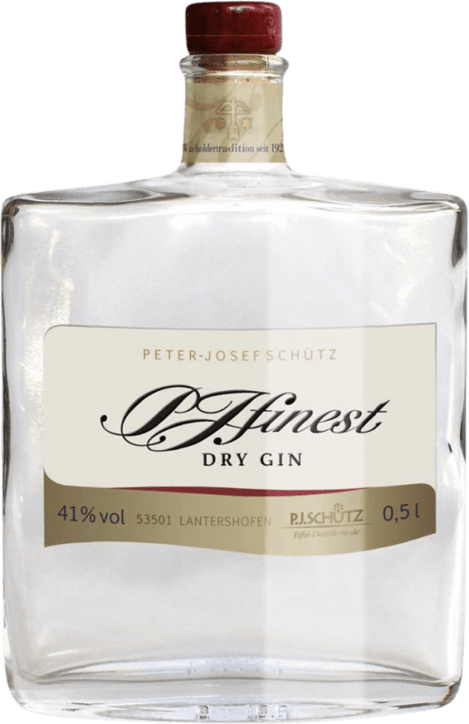 Envio grátis | Gin Eifel PJ Schütz. Edition PJS Gin Alemanha Garrafa Medium 50 cl