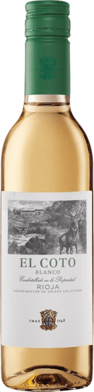 4,95 € Бесплатная доставка | Белое вино Coto de Rioja Blanco D.O.Ca. Rioja Половина бутылки 37 cl