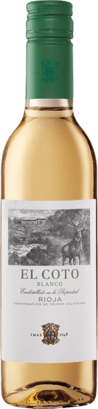 Envoi gratuit | Vin blanc Coto de Rioja Blanco D.O.Ca. Rioja La Rioja Espagne Viura Demi- Bouteille 37 cl Envoi gratuit | Vin blanc Coto de Rioja Blanco D.O.Ca. Rioja La Rioja Espagne Viura Demi- Bouteille 37 cl