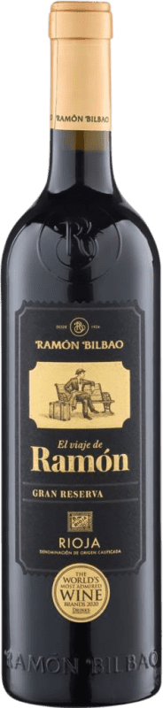 Free Shipping | Red wine El Viaje de Ramón Grand Reserve D.O.Ca. Rioja The Rioja Spain Tempranillo, Graciano, Mazuelo 75 cl