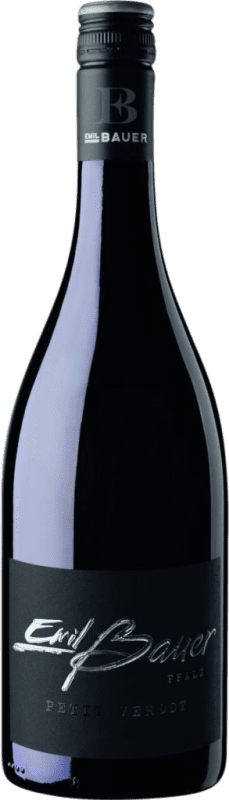 免费送货 | 红葡萄酒 Emil Bauer Black — 黑色版 Q.b.A. Pfälz 普法尔茨 德国 Petit Verdot 75 cl