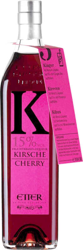 Envío gratis | Licores Etter Söehne Kirsche New Generation Suiza Botellín Tercio 35 cl