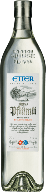 Spedizione Gratuita | Grappa Orujo Etter Söehne Pflümli Svizzera Bottiglietta Terzo 35 cl Pflaume — Prugna