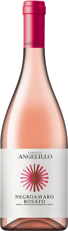 9,95 € | 玫瑰酒 Famiglia Angelillo Rosato I.G.T. Puglia 普利亚大区 意大利 Negroamaro 75 cl