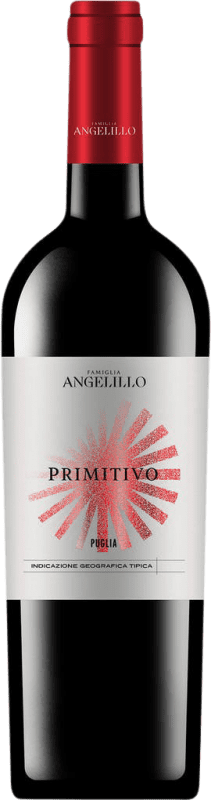 Free Shipping | Red wine Famiglia Angelillo I.G.T. Puglia Puglia Italy Primitivo 75 cl