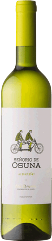 Spedizione Gratuita | Vino bianco Familia Chávarri Señorio de Osuna D.O. Rías Baixas Galizia Spagna Albariño 75 cl