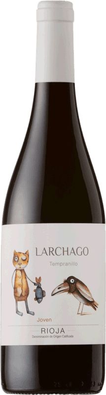 Бесплатная доставка | Красное вино Familia Chávarri Fábulas молодое D.O.Ca. Rioja Ла-Риоха Испания Tempranillo — Темпранильо 75 cl