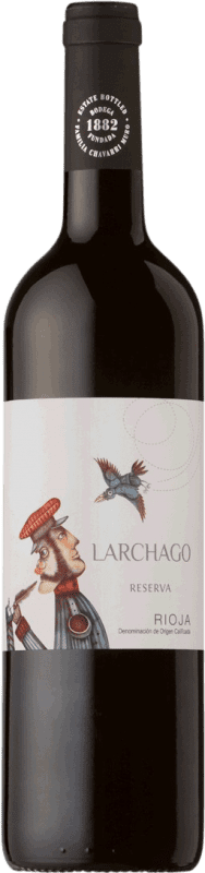 Free Shipping | Red Wine Familia Chávarri Fábulas Reserve — Aged D.O.Ca. Rioja The Rioja Spain Tempranillo 75 cl