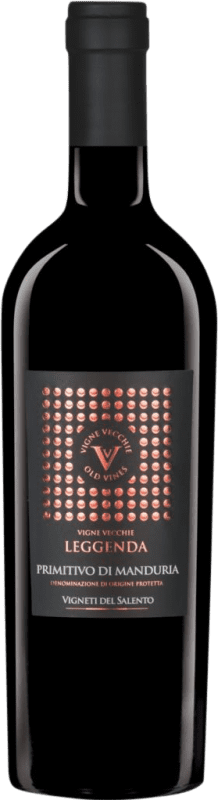 Free Shipping | Red wine Fantini Vigne Vecchie Leggenda D.O.C. Primitivo di Manduria Puglia Italy Primitivo, Nebbiolo 75 cl