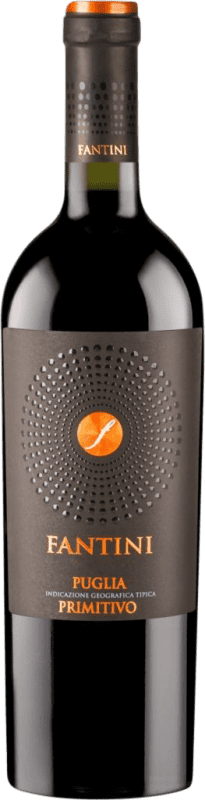 Envio grátis | Vinho tinto Fantini I.G.T. Puglia Puglia Itália Primitivo, Nebbiolo 75 cl