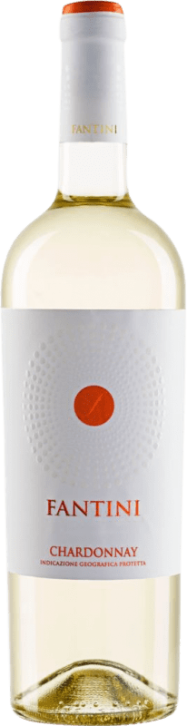 Free Shipping | White wine Fantini Italy Chardonnay 75 cl