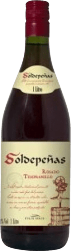 6,95 € | Red Wine Félix Solís Soldepeñas D.O. Valdepeñas Castilla la Mancha Spain Tempranillo, Garnacha — Grenache 1 L