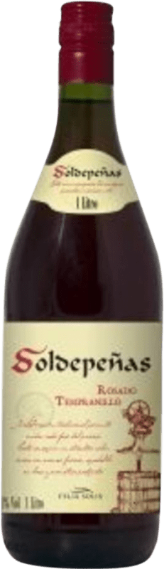 免费送货 | 玫瑰酒 Félix Solís Soldepeñas Rosado D.O. Valdepeñas 卡斯蒂利亚 - 拉曼恰 西班牙 Tempranillo 1 L