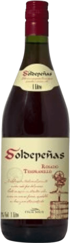 6,95 € | Roséwein Félix Solís Soldepeñas Rosado D.O. Valdepeñas Kastilien-La Mancha Spanien Tempranillo 1 L