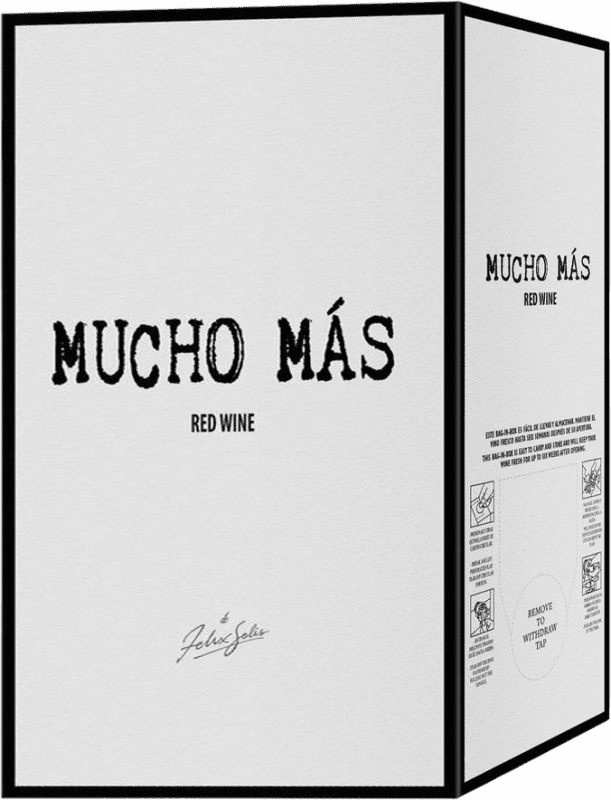 免费送货 | 红酒 Félix Solís Mucho Más 西班牙 Tempranillo, Syrah, Grenache Bag in Box 3 L