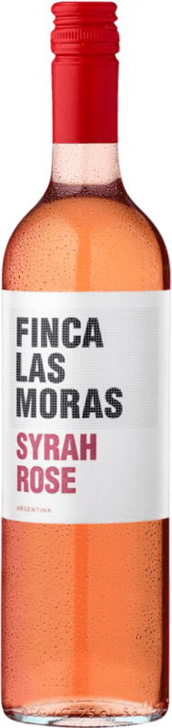 Envío gratis | Vino Rosado Finca Las Moras Rosé Rosado I.G. San Juan Argentina Syrah 75 cl