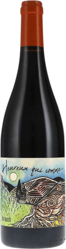 Free Shipping | Red wine Flo Busch Heureux qui Comme I.G.P. Vin de Pays Languedoc Languedoc-Roussillon France Grenache, Carignan 75 cl