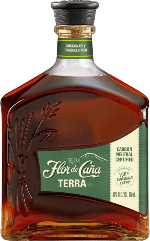 免费送货 | 朗姆酒 Flor de Caña Terra Gepa Rum 尼加拉瓜 15 岁 70 cl