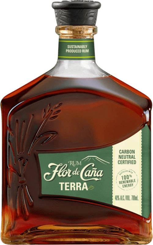 Free Shipping | Rum Flor de Caña Terra Gepa Nicaragua 15 Years 70 cl